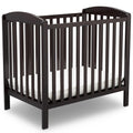 Delta Children NEW Gateway Mini Convertible Baby Crib with Mattress. Dark Chocolate