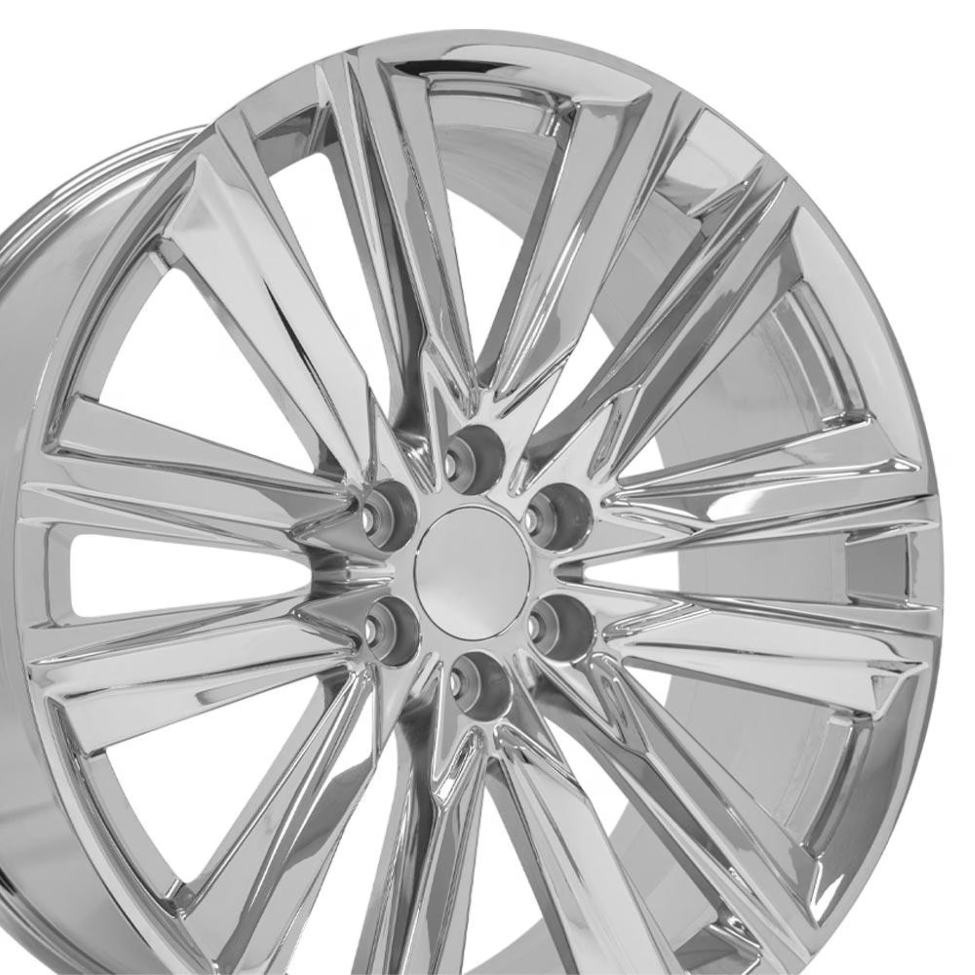 24  Replica CA91 fits Cadillac Escalade 24x10 Chrome Wheel