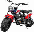 XtremepowerUS Mini Dirt Bike, 99CC Gas Powered Mini Bike, 4 Stroke 3HP Motor, Off Road Trail Bike For Kids & Adults, Up to 24 MPH, Weight Support Up to 185lbs Red/Black