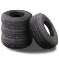 4 Supermax STM-1 ST205/75R14 100/96L 6-Ply Auto/Boat/Travel Trailer Hauler Tires STR-4002-LH / 205/75/14 / 2057514