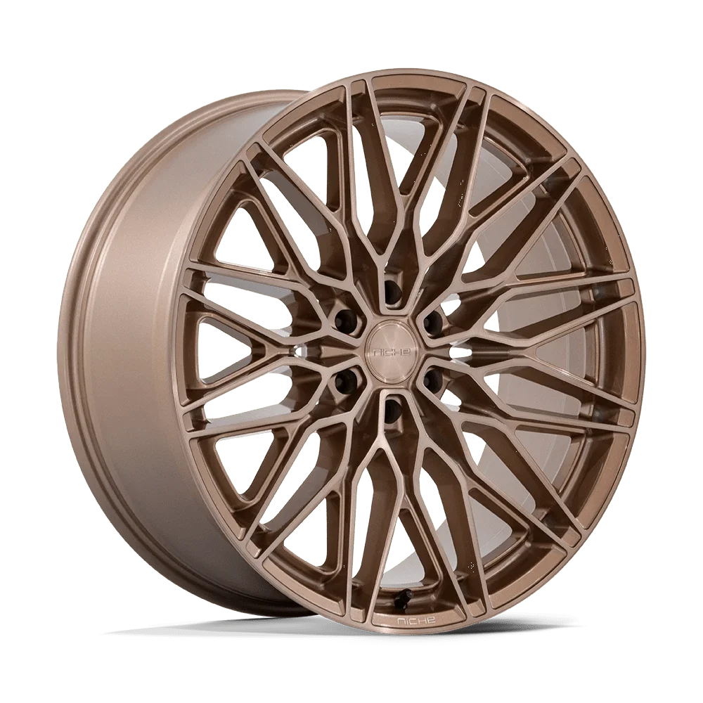 Niche 1PC Cast Aluminum Wheel M278 22x9.5 6x5.5 PLTNM-BRNZ 19mm, NC278ZR22956819