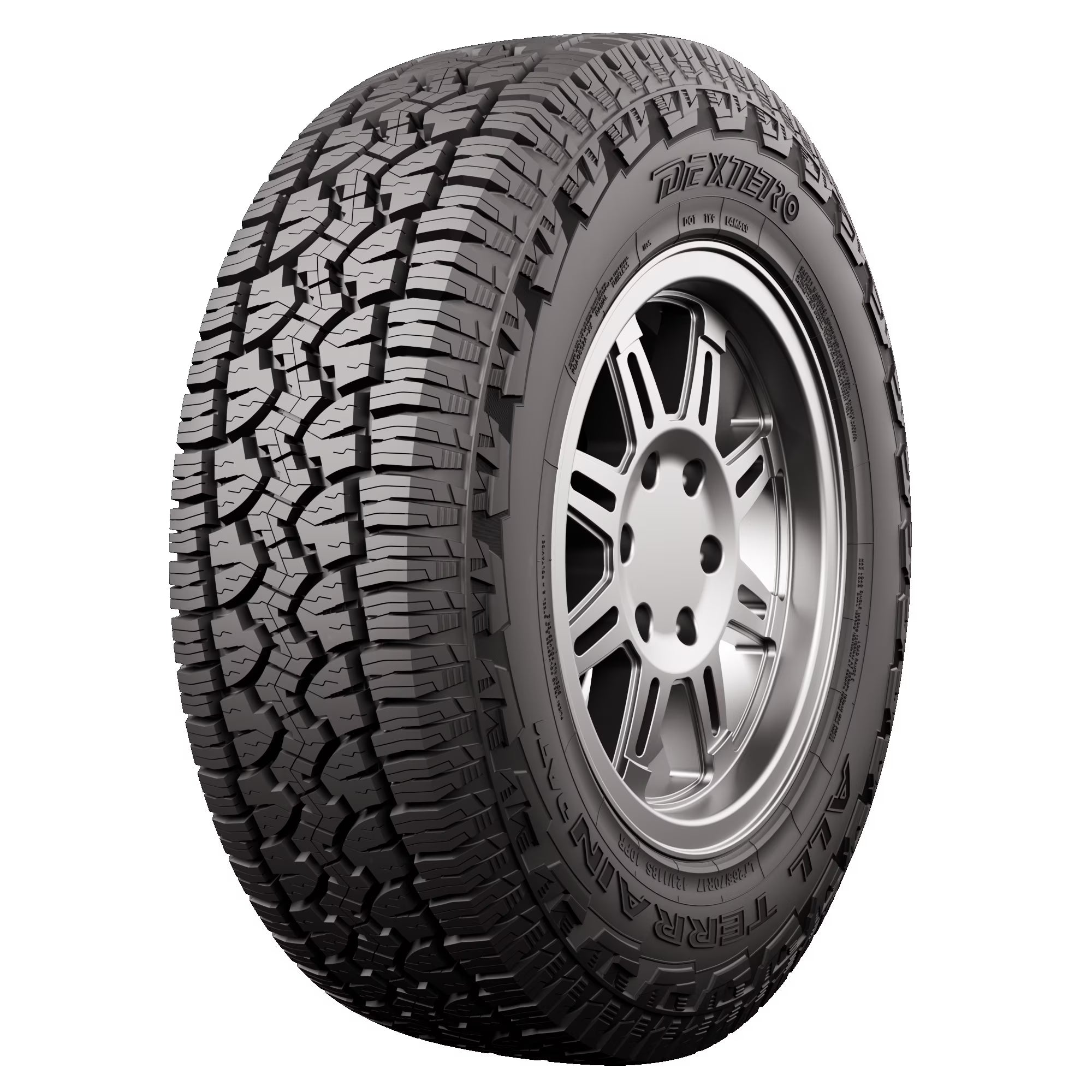 Dextero All Terrain DAT1 P275/65R18 114T Fits: 2019-23 Chevrolet Silverado 1500 LT Trail Boss, 2004-14 Ford F-150 FX4