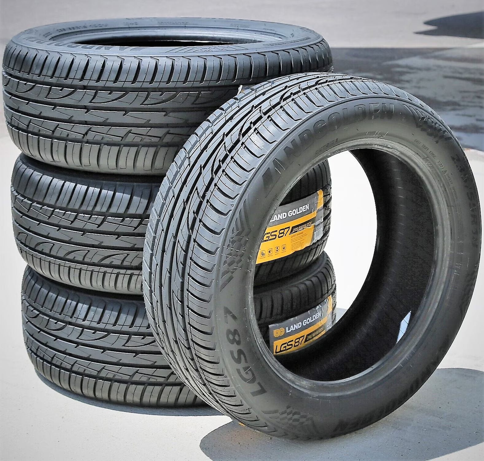 Set of 4 (FOUR) Landgolden LGS87 235/55R18 100V A/S All Season Performance Tires Fits: 2010-16 Chevrolet Equinox LTZ, 2017 Chevrolet Equinox LT