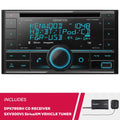 New Kenwood Excelon DPX795BH Dual Din CD with Bluetooth and SiriusXM Tuner
