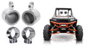 (2) Rockville MAC65S 6.5  360 Degree Swivel Tower Speaker Pods For RZR/ATV/UTV