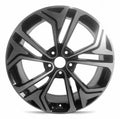New Aluminum Wheel Rim for 2019-2020 Hyundai Santa Fe 19 in 5 Lug Black Fits R19 Tire Direct Fit