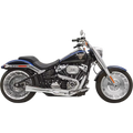 Bassani Road Rage Short 15.5  Megaphone Chrome 2-into-1 Exhaust System (1S62R)