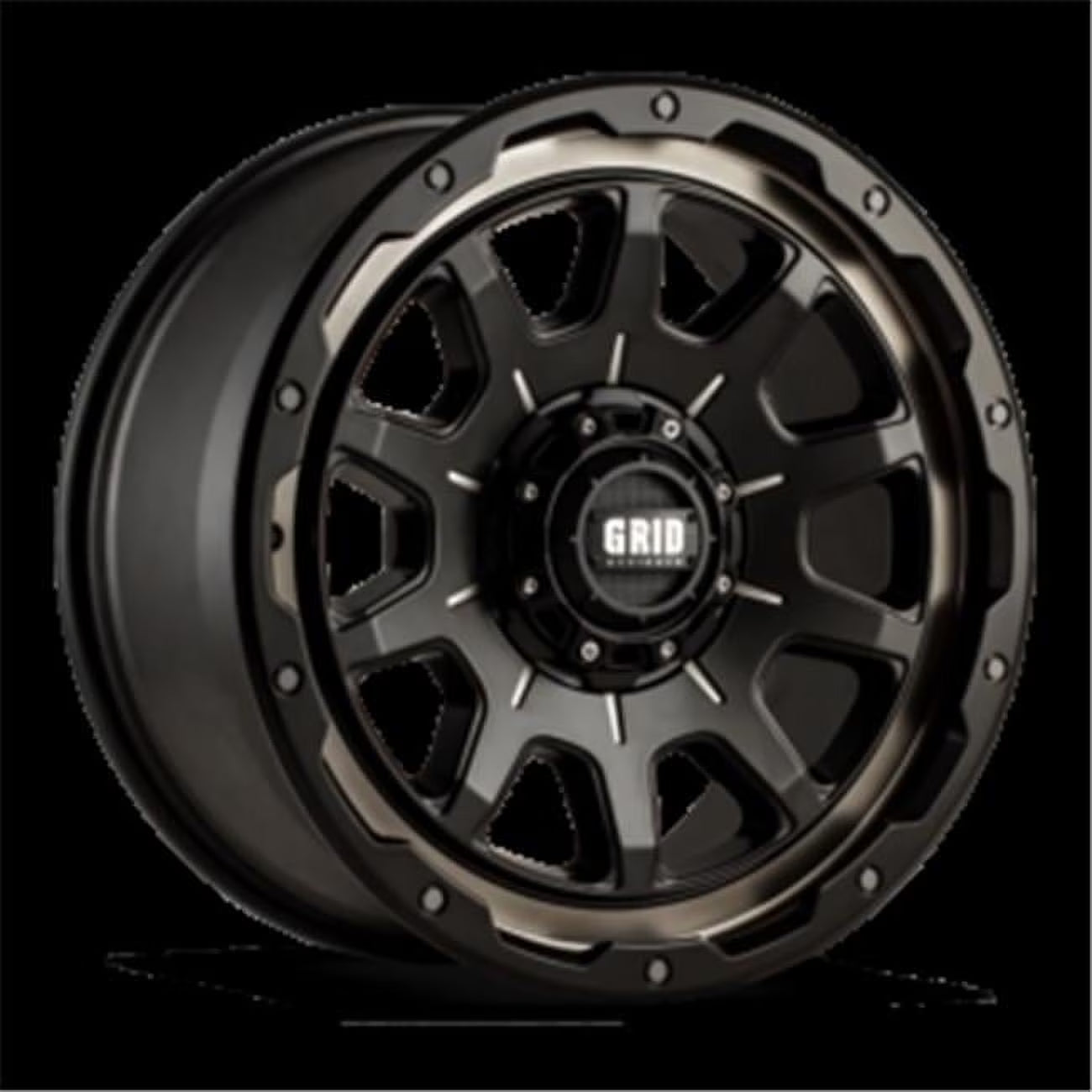 E2952Y1587 20 x 9 GD15 15 mm Offset 5 x 127 Gloss Black with Double Dark Tint Wheel