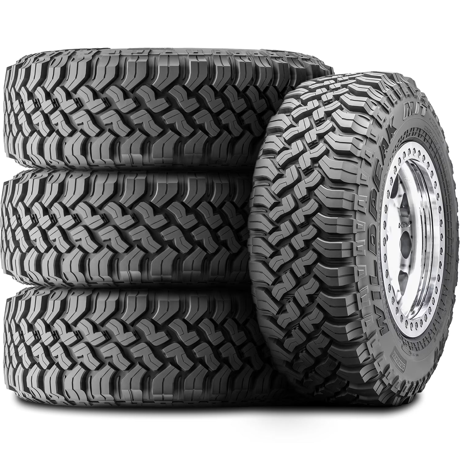 Set of 4 Falken Wildpeak M/T 01 35X12.50R20 121Q E 10 Ply mud Light Truck Tires