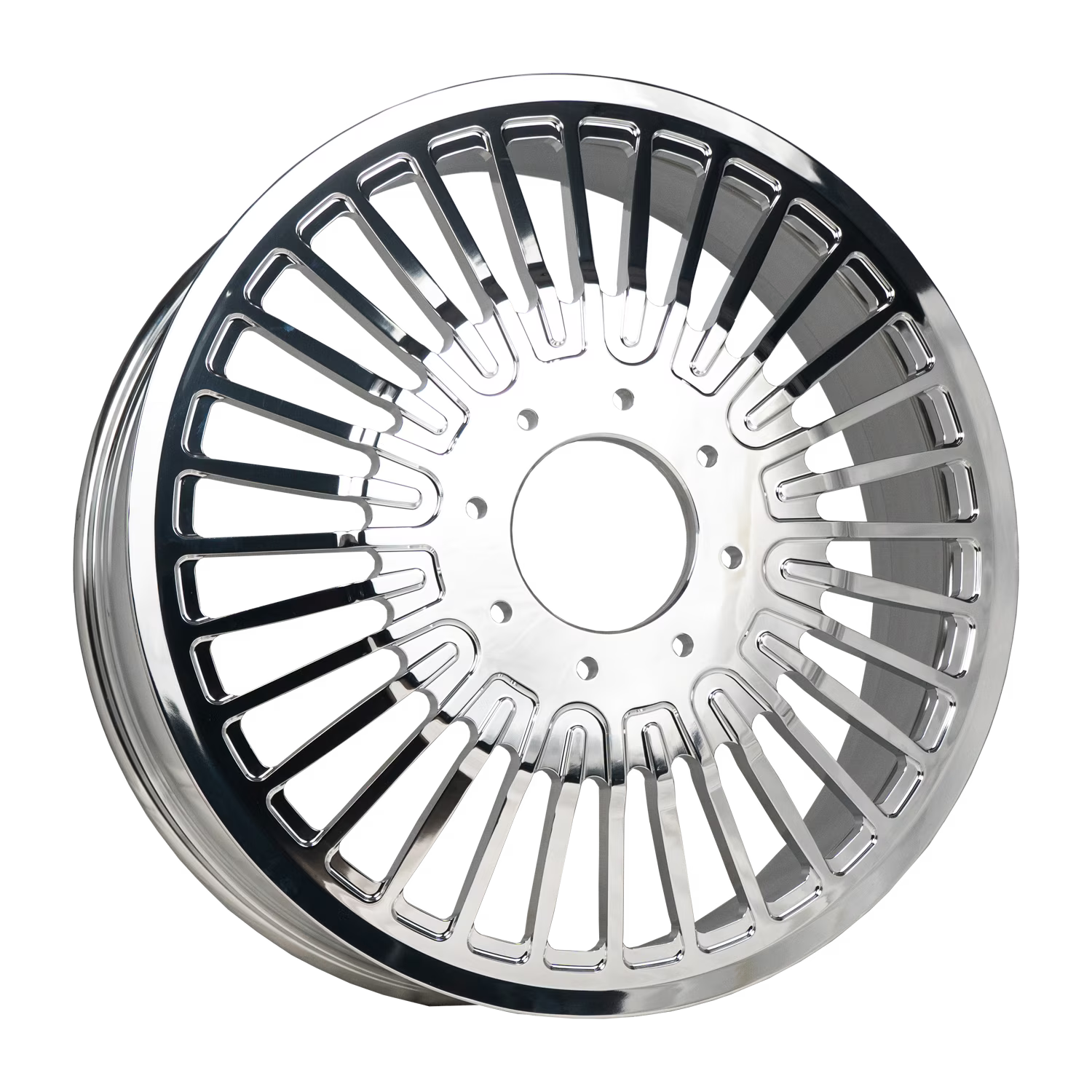 LUXXX HD FORGED DUALLY HD06 - Inner 26X8.25 8X165 132ET 142.0CB Polished Wheel