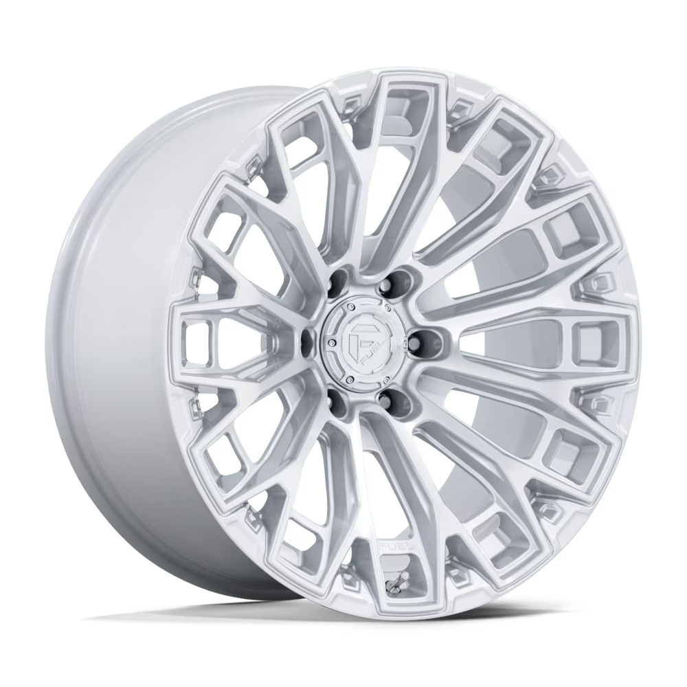 20x9 Fuel Off-Road FC882 Trax Gloss Silver W/ Machined Face Wheel 6x5.5 (20mm)