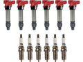 Ignition Coil and Spark Plug Kit 12 Piece - Compatible with 2010 - 2019 Chevy Traverse 3.6L V6 2011 2012 2013 2014 2015 2016 2017 2018