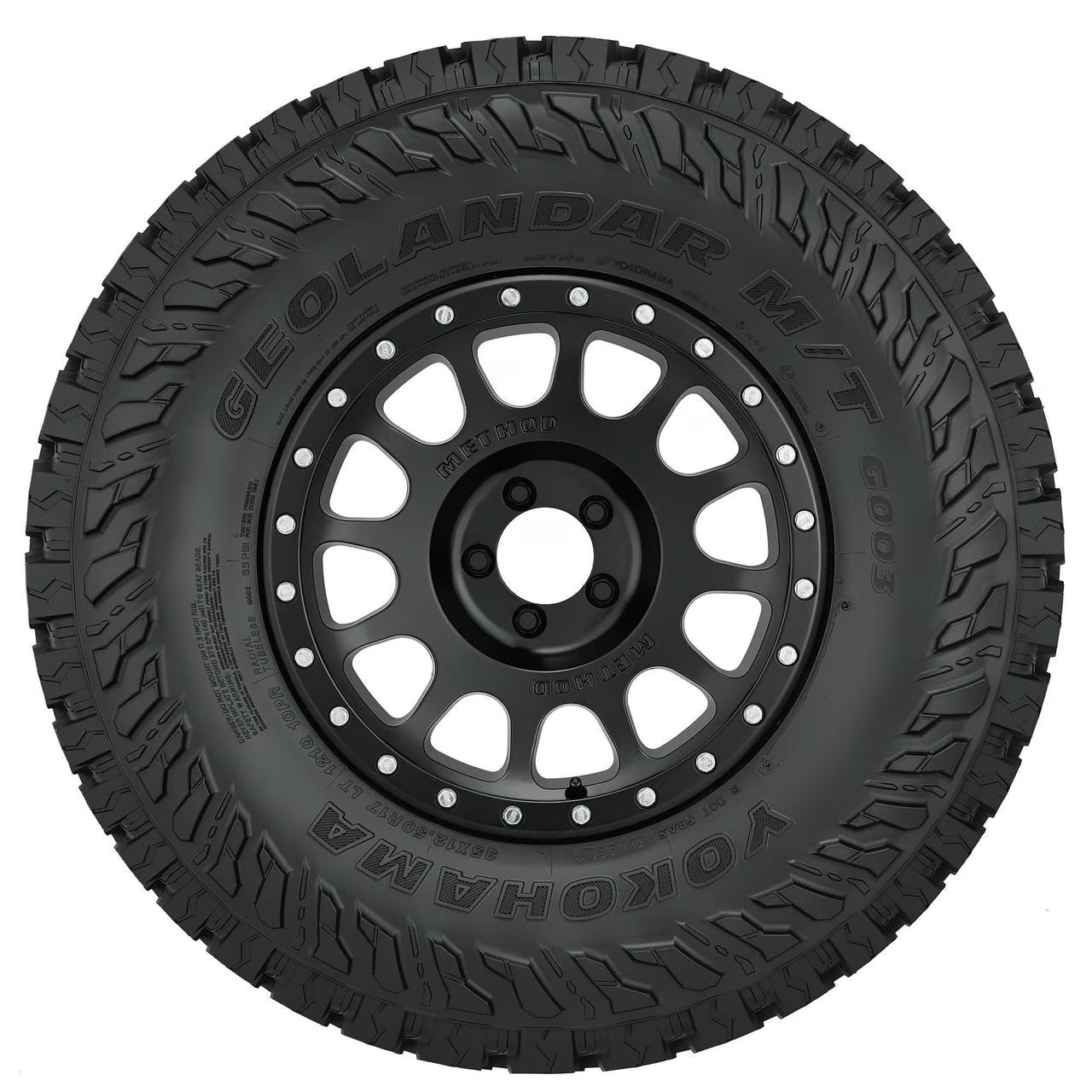 Set of 4 Yokohama Geolandar M/T G003 LT285/75R16 126/123Q E Tires