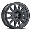 ICON ALLOYS RICOCHET 17X8 5X100 38ET 72.6CB SAT BLACK WHEEL Fits select: 1998-2018 SUBARU FORESTER, 2016-2023 SUBARU CROSSTREK