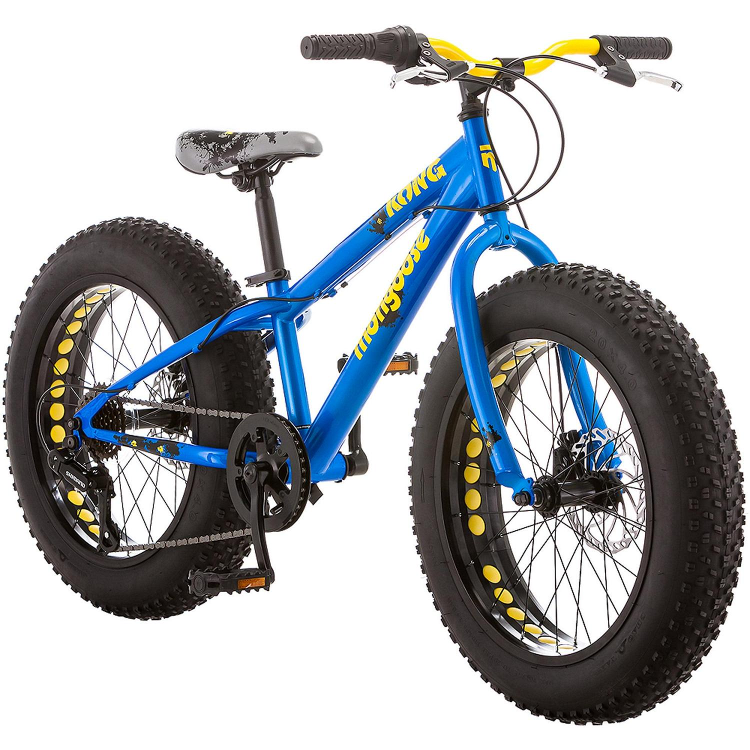 Mongoose Kong Mountain Bike. Boys. 20 inch Wheel. Blue