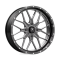 MSA Offroad Wheels Cast Aluminum Rim MA45 16X7 4X137 G-BLK MILL 10MM, M45-06737M
