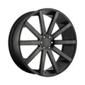 DUB 1PC Aluminum Rim S121 SHOT CALLA 22X9in Matte Black Double Dark Tint Finish, S121229065+38