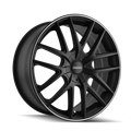 Touren Tr60-3260 18X8 5X110/5X115 40Et 72.62Cb Matte Black/Machined Ring