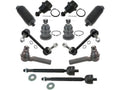 Front Ball Joints Tie Rods Sway Bar Link Kit 12 Piece - Compatible with 2005 - 2018 Toyota Tacoma 2006 2007 2008 2009 2010 2011 2012 2013 2014 2015 2016 2017