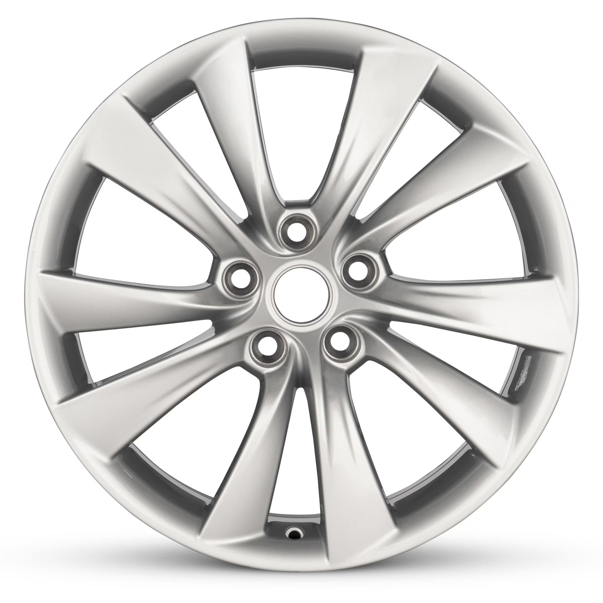 For 2012-2017 Tesla Model S 19 Inch Painted Silver Alloy - New OEM Rim - Road Ready Car Wheel