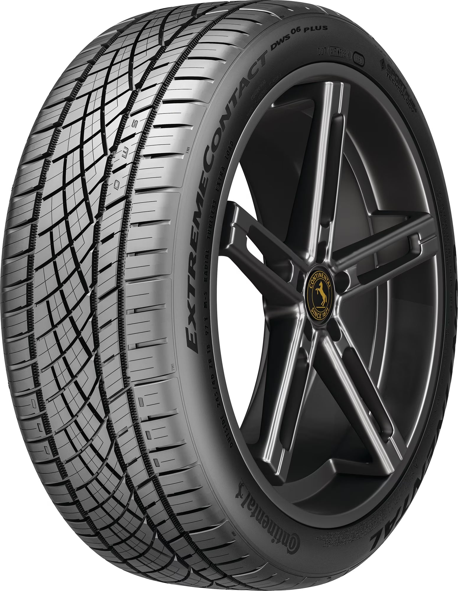 Set of 2 Continental ExtremeContact DWS06 PLUS 245/40ZR19XL 98Y Tires 2454019 245 40 19
