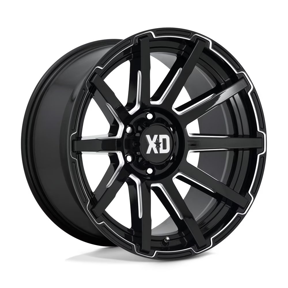 XD Cast Aluminum Rim XD847 17X8 5X5.0 G-BLK MILL 35MM, XD84778050335