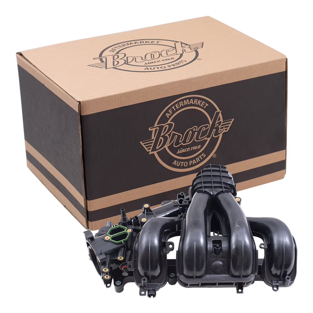 Brock Replacement Intake Manifold with Gaskets Compatible with 2005-2007 Focus with 2.0L engines ONLY