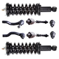 AUTOMUTO Struts Assembly Struts & Shocks Front Strut Spring Assembly Control Arm and Ball Joint Assembly Tie Rod End Fit For 2005-2012 for Nissan Pathfinder 2005-2012 for Nissan Xterra