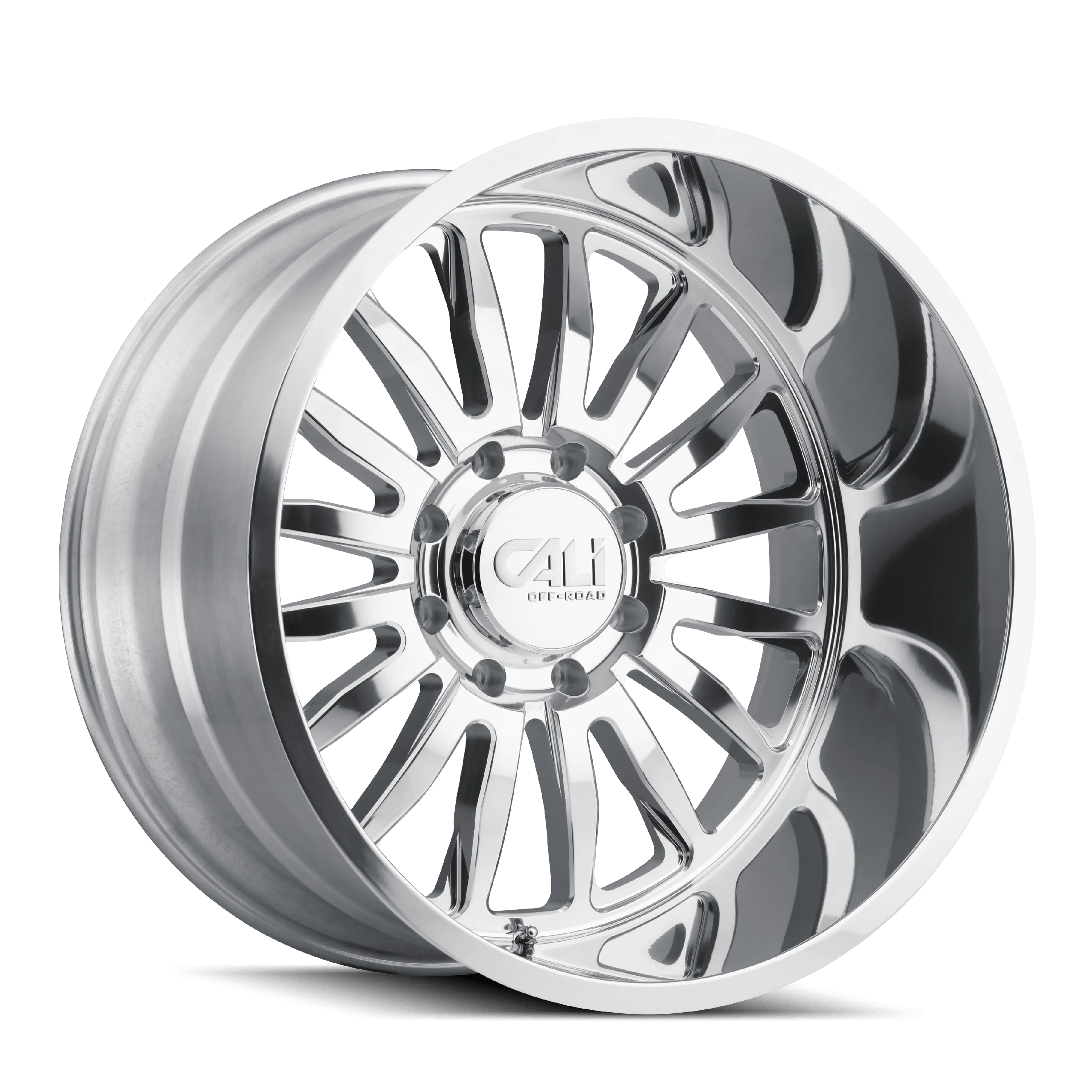 Cali Off-Road Summit-9110 20X12 8X180 -51Et 124.1Cb Polished/Milled Spokes