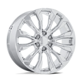 Performance Replicas Cast Aluminum Wheel PR211 24x10 6x5.5 CHROME 31mm, 211C-2415831