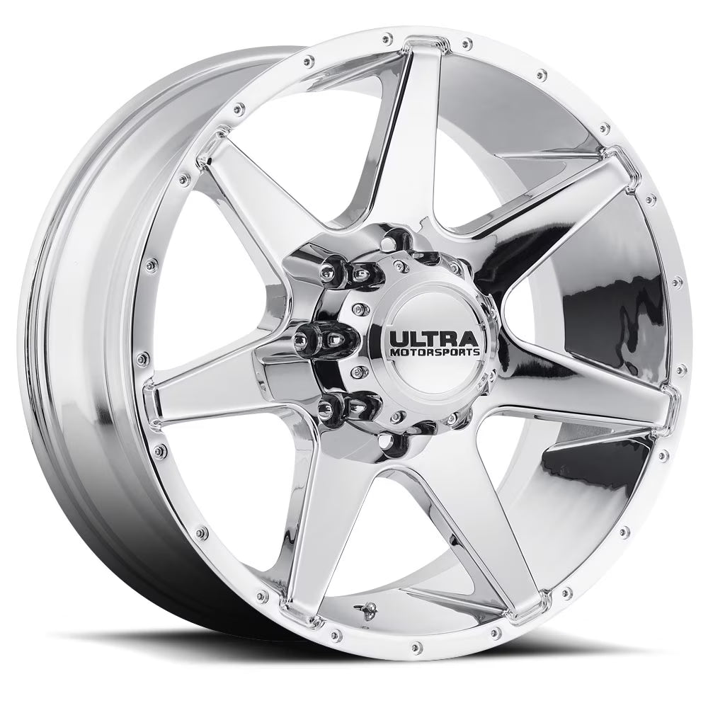 18  Silver Tempest 205 Wheel by Ultra Wheel 205-8987C+12 Fits 2015 Ford F-250 Super Duty