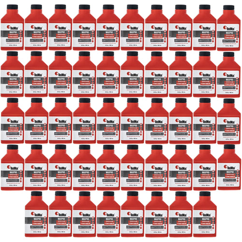 1 Case of (48) 6.4oz Bottles of RedMax Synthetic Blend 2 Stroke Cycle Oil 50:1