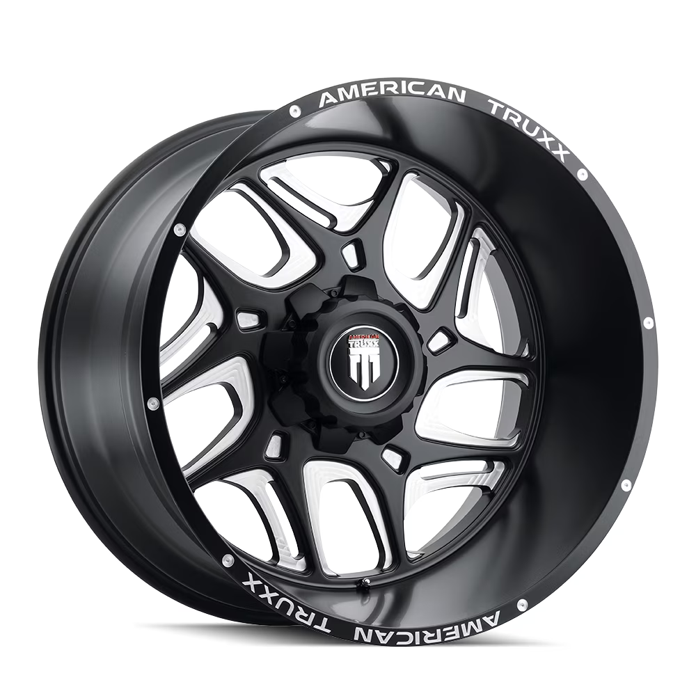 American Truxx Sweep-At1900 24X14 5X127 -76Et 78.1Cb Black/Milled