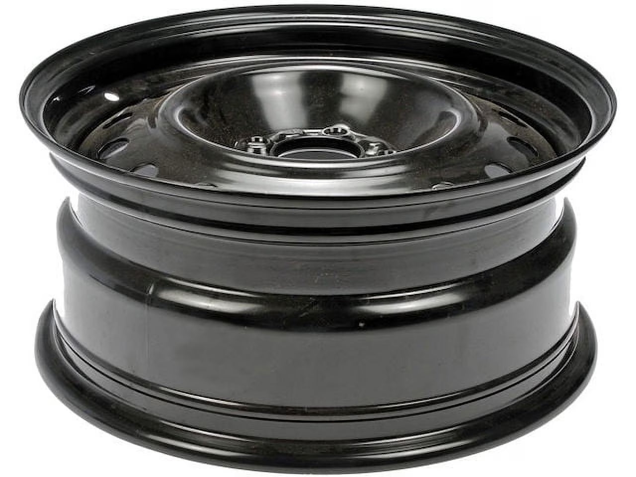 Steel Wheel - Black - 16 Inch - Compatible with 2005 - 2008 Pontiac G6 2006 2007