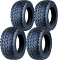 Set 4 WOLF PACK 23X10R14 Golf Cart Tires Non-Directional Tubeless Tire Multi-Terrain Tire with Superior Traction and Mud-Resistant Self-Cleaning Tread Design for Long-Lasting Performance