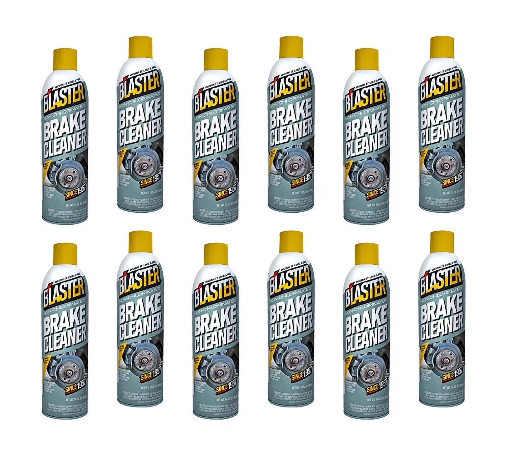 Blaster (12 Pack) Non-Chlorinated Brake Cleaner, Part No. 20-BC, 14 oz. Aerosol Can