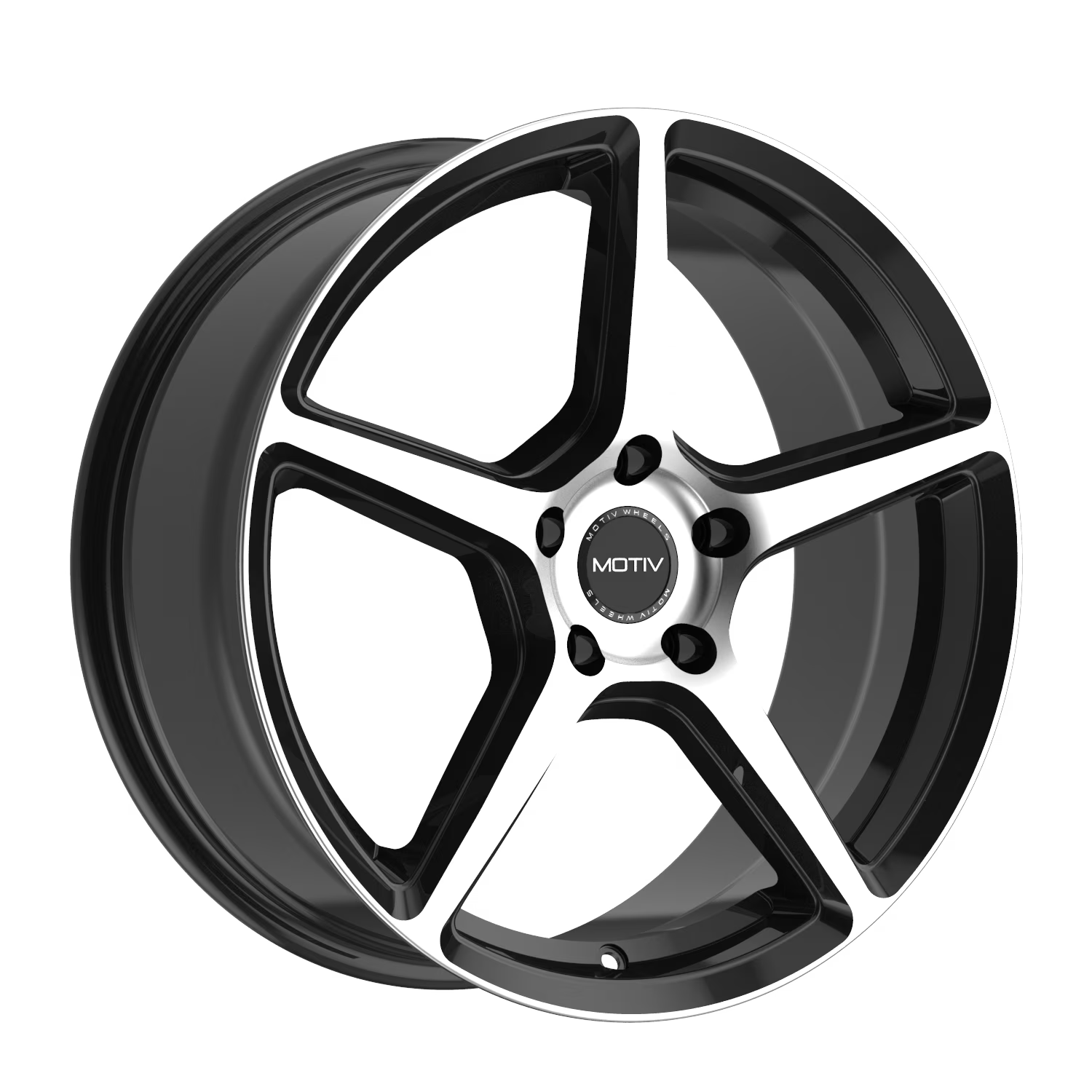 Motiv 17x7.5 5X4.50 433MB Blade Black Wheel Rim