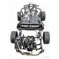 SAY YEAH Gas Go Kart,Sturdy Steel Frame Go Kart for Kids 8+,20mph Top Speed,185lbs Max,Black