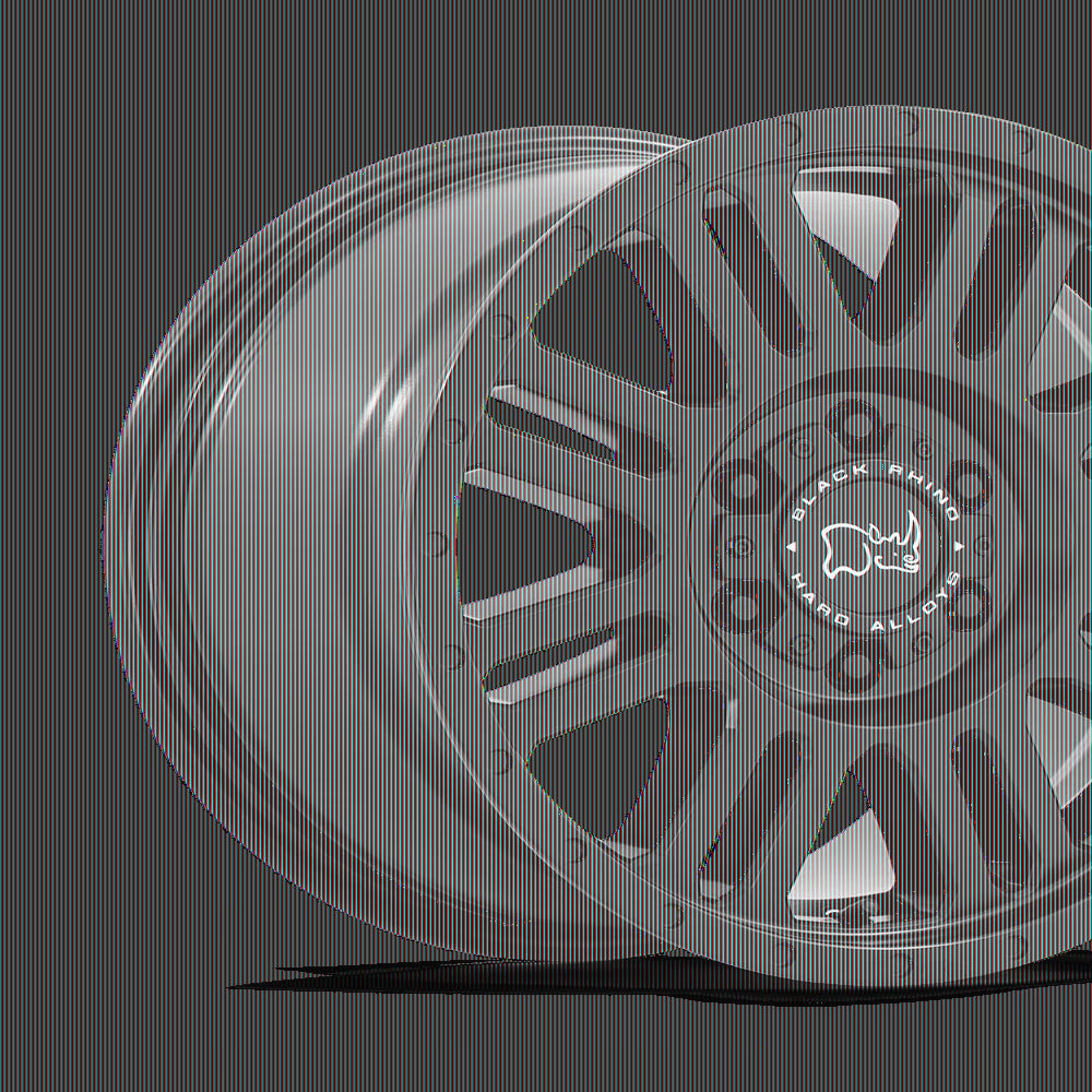 Black Rhino Cast Aluminum Wheel BRYWN 16x8 5x130 M-BLK 45mm, 1680YWN455130M78