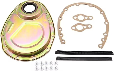 Applicable to Engine Timing Chain Cover Kit Gasket Seal Bolts for Chevy for SBC 283 327 305 350 383 400 Engines Gaskets