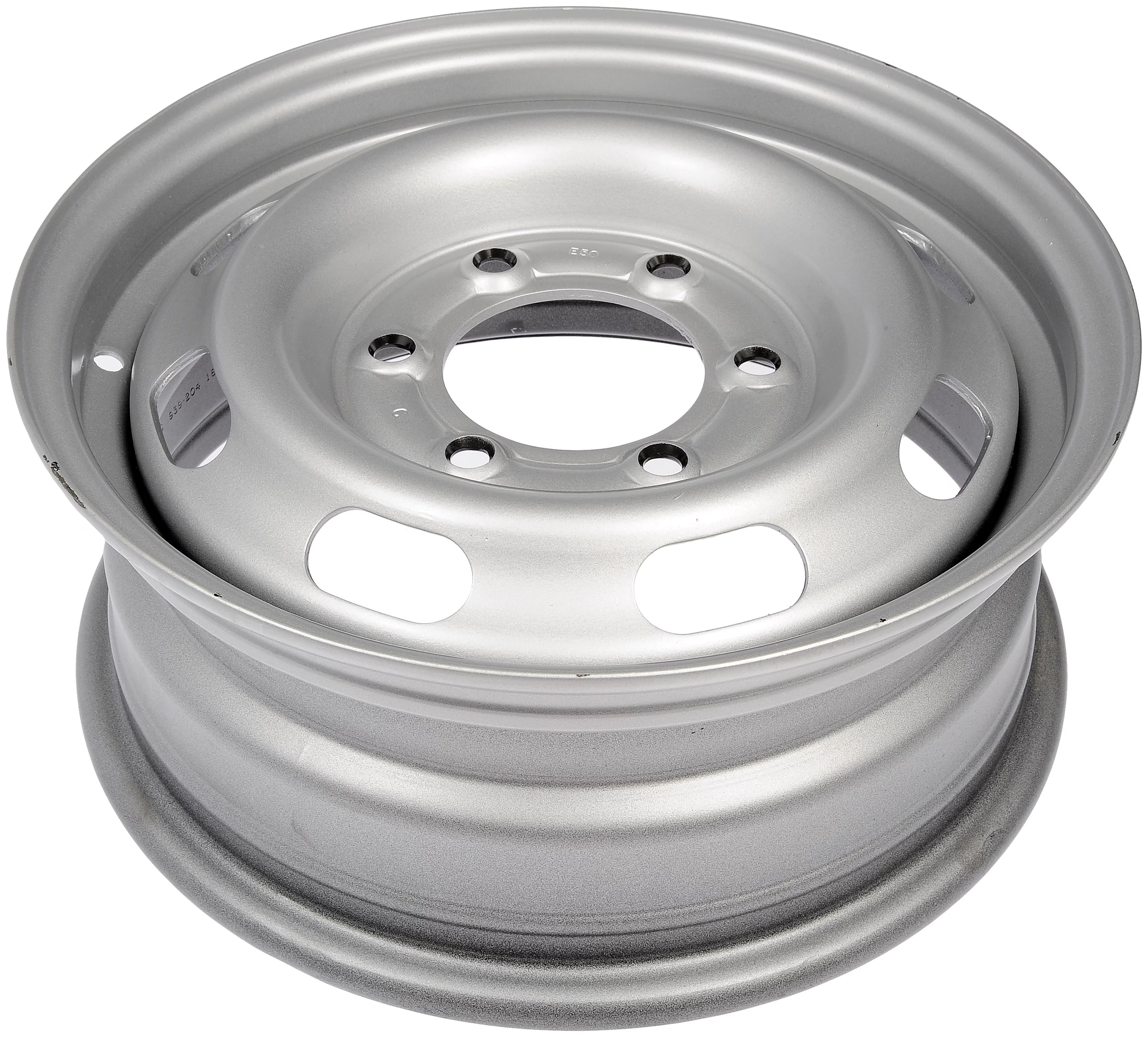 Dorman 939-204 Steel 15  Wheel Rim 15 x 6-inch 6-Lug Silver, for Specific Chevrolet / GMC Models
