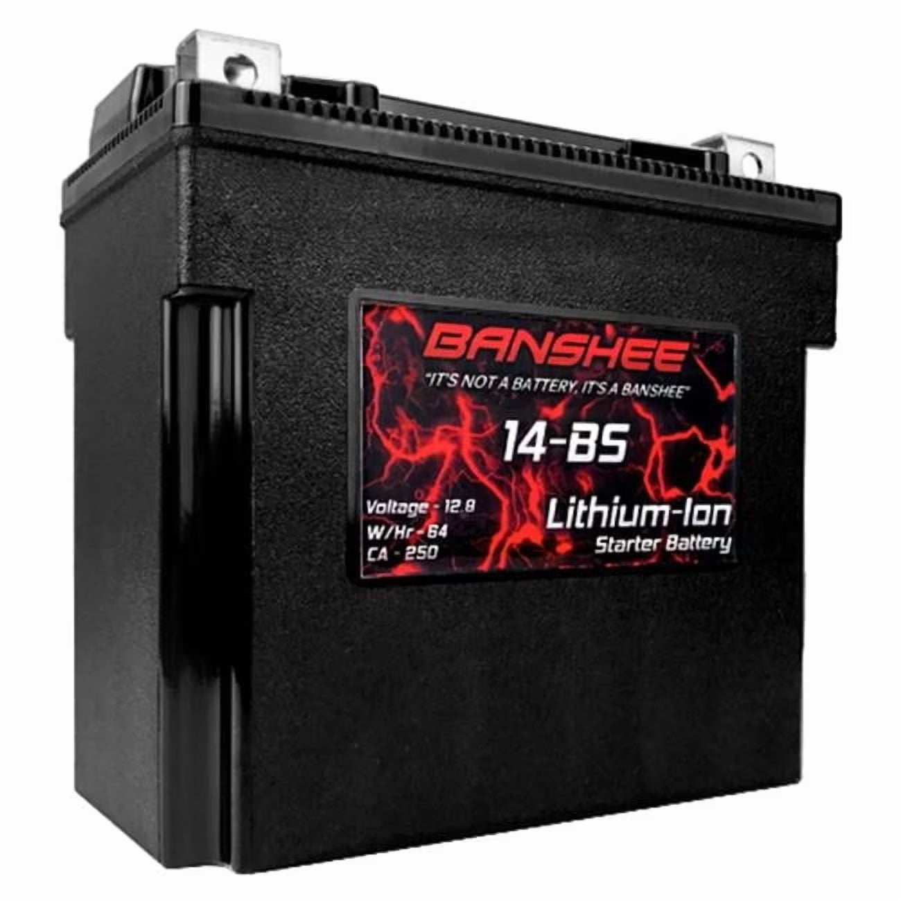 Banshee 12.8V Lithium-ion Ion Battery for Replacement YTX14-BS for Honda VTX 1300 S 12V Motorcycle