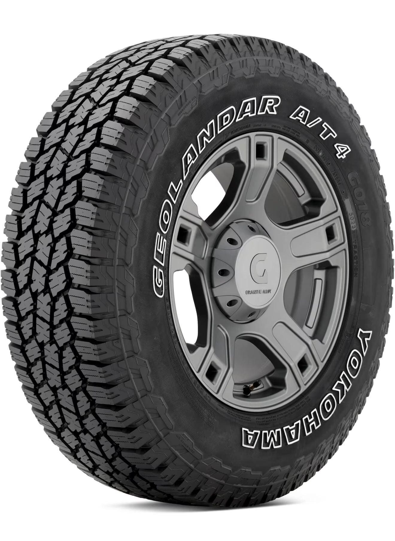 Set of 4 Yokohama Geolandar A/T4 LT265/75R16/10 10-Ply 123S Tires 2657516 265 75 16