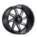 AMERICAN TRUXX VORTEX-AT162 24X14 5X127 -76ET 78.1CB BLACK/MILLED