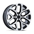 Performance Replicas Cast Aluminum Wheel PR177 24x10 6x5.5 G-BLK MACH-FC 24mm, 177BM-2415824