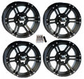 ITP SS212 UTV Wheels/Rims Black 14  Honda Pioneer