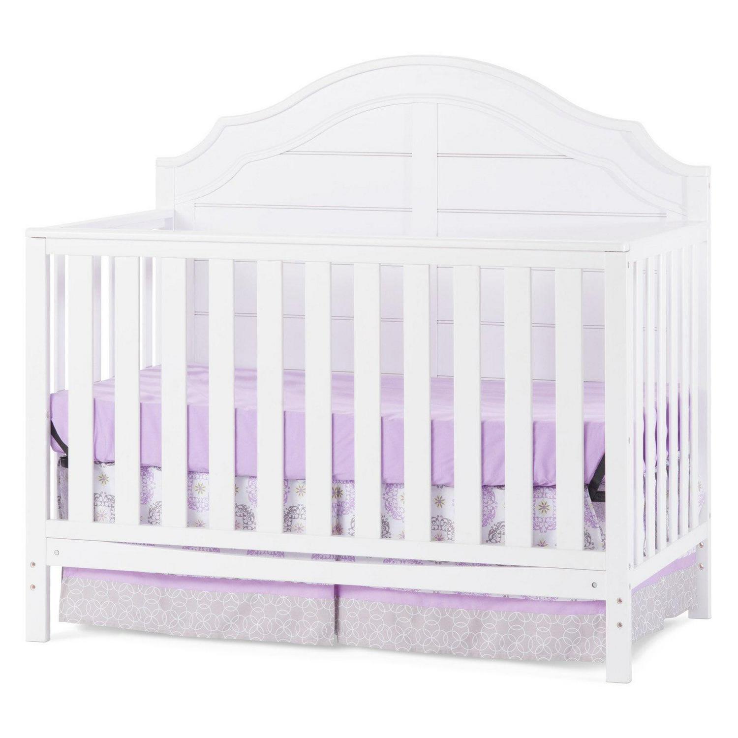 Child Craft Penelope 4-in-1 Convertible Baby Crib. Matte White