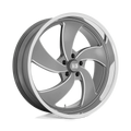Us Mag U133 Desperado 24X10 5X120.65 5Et 87.1Cb Anthracite Milled Diamond Cut Milled Wheel