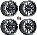 Raceline Trophy UTV Wheels +38mm Black 14  Can-Am Maverick X3 / Honda Pioneer 1000