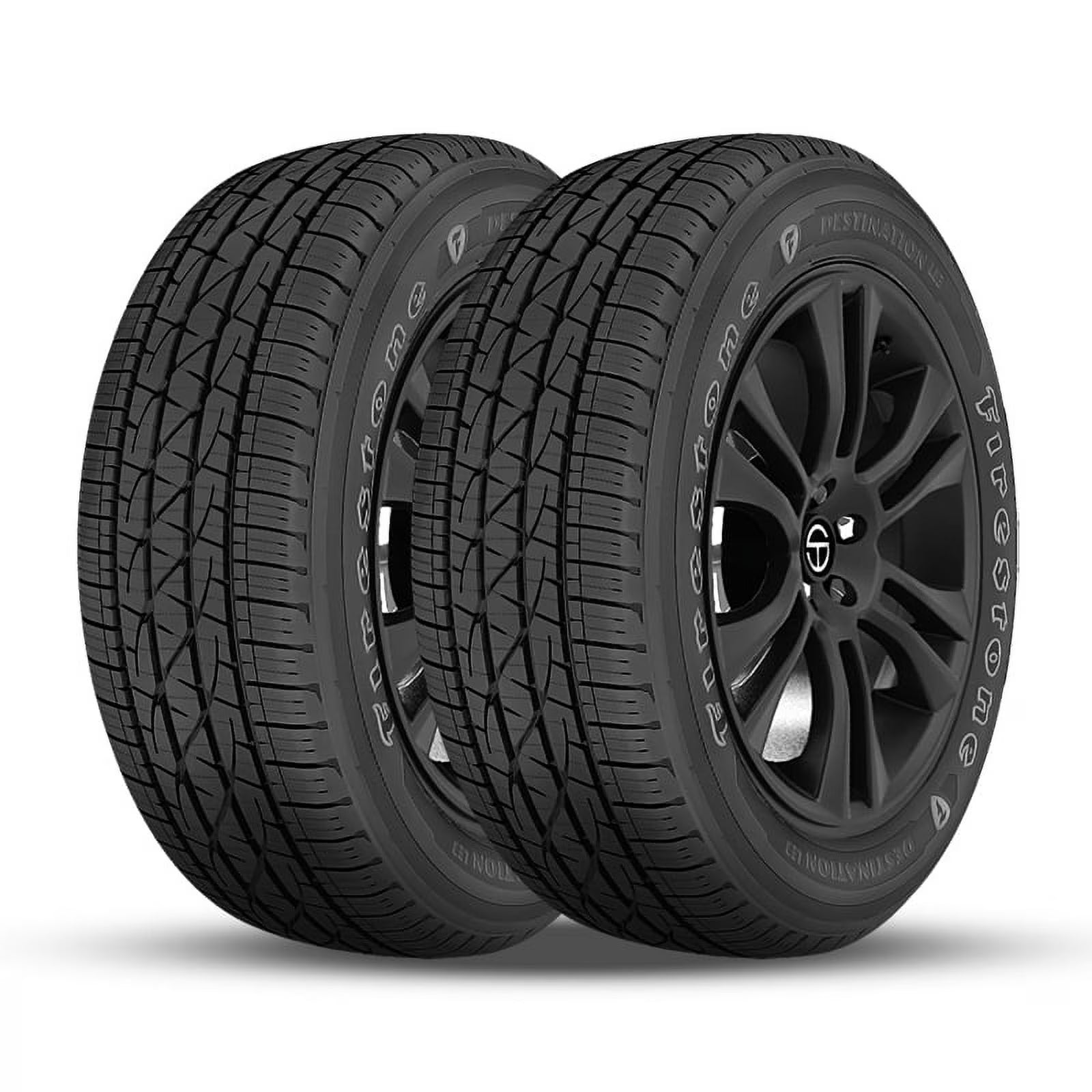 2 Firestone Destination LE3 OWL 245/70R17 110T All Season w/70K Mileage Warranty FS005369 / 245/70/17 / 2457017